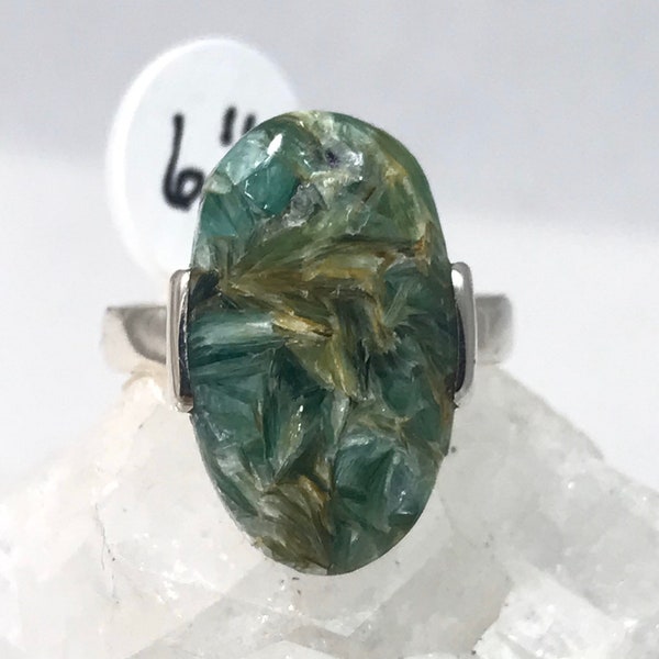 Beautiful Mermaid Kyanite Ring Size 6 1/2