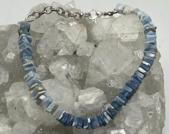 Owyhee Opal Heishi Beaded Bracelet-7-8&quot;