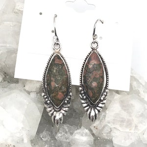 Unakite Jasper Earrings