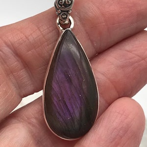 Purple Labradorite Pendant