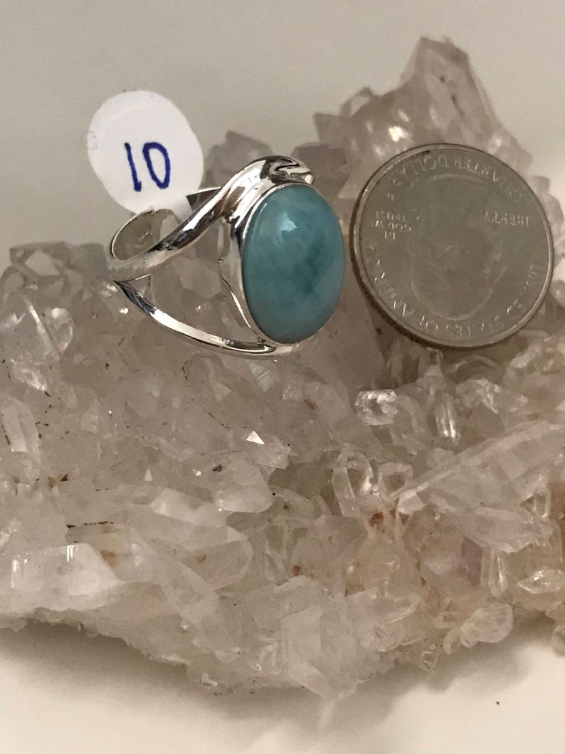 Larimar Ring Size 10