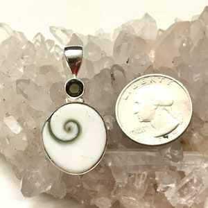 CLEARANCE Shiva Shell and Brown Crystal Pendant