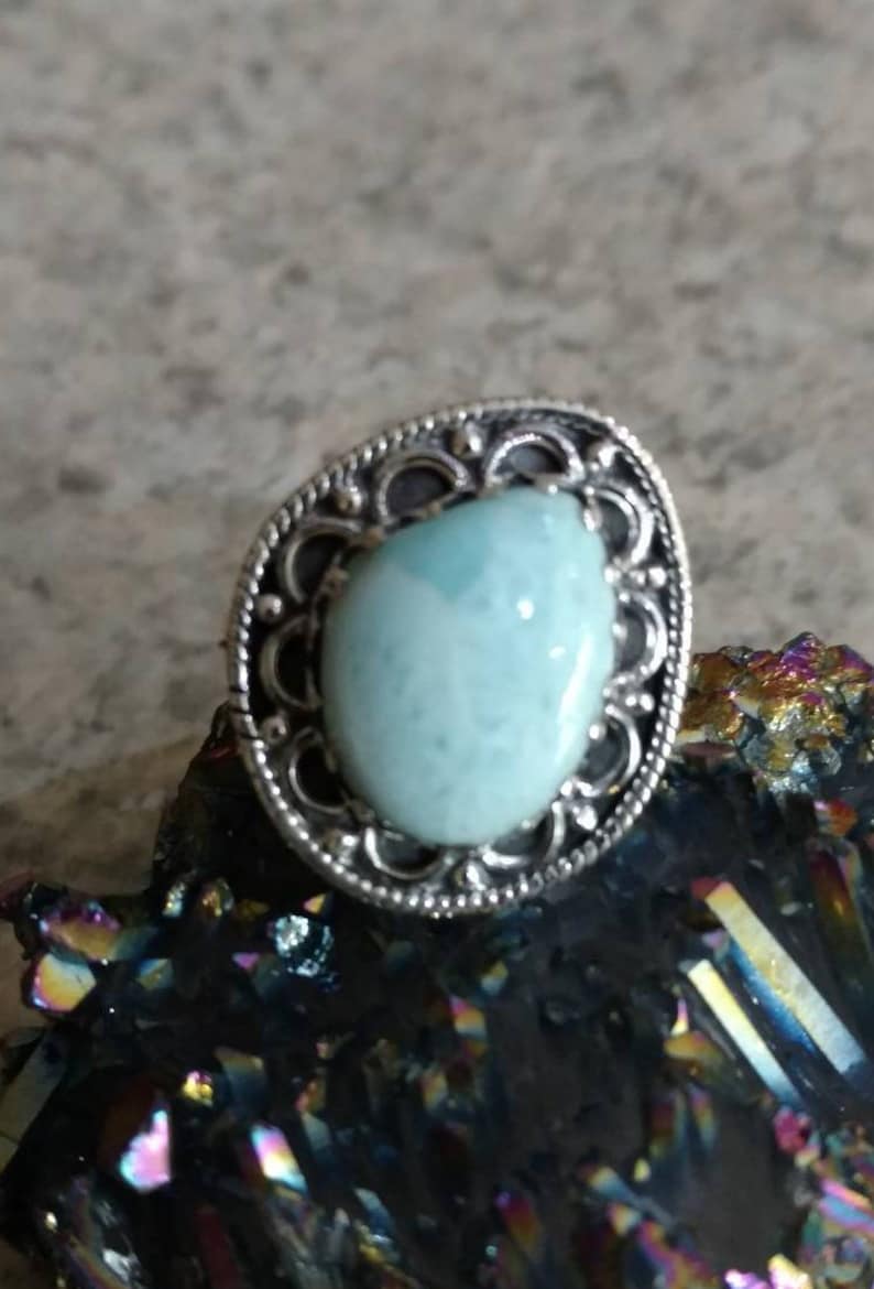 Larimar Ring Size 7 12
