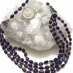 Amethyst Beaded Necklace