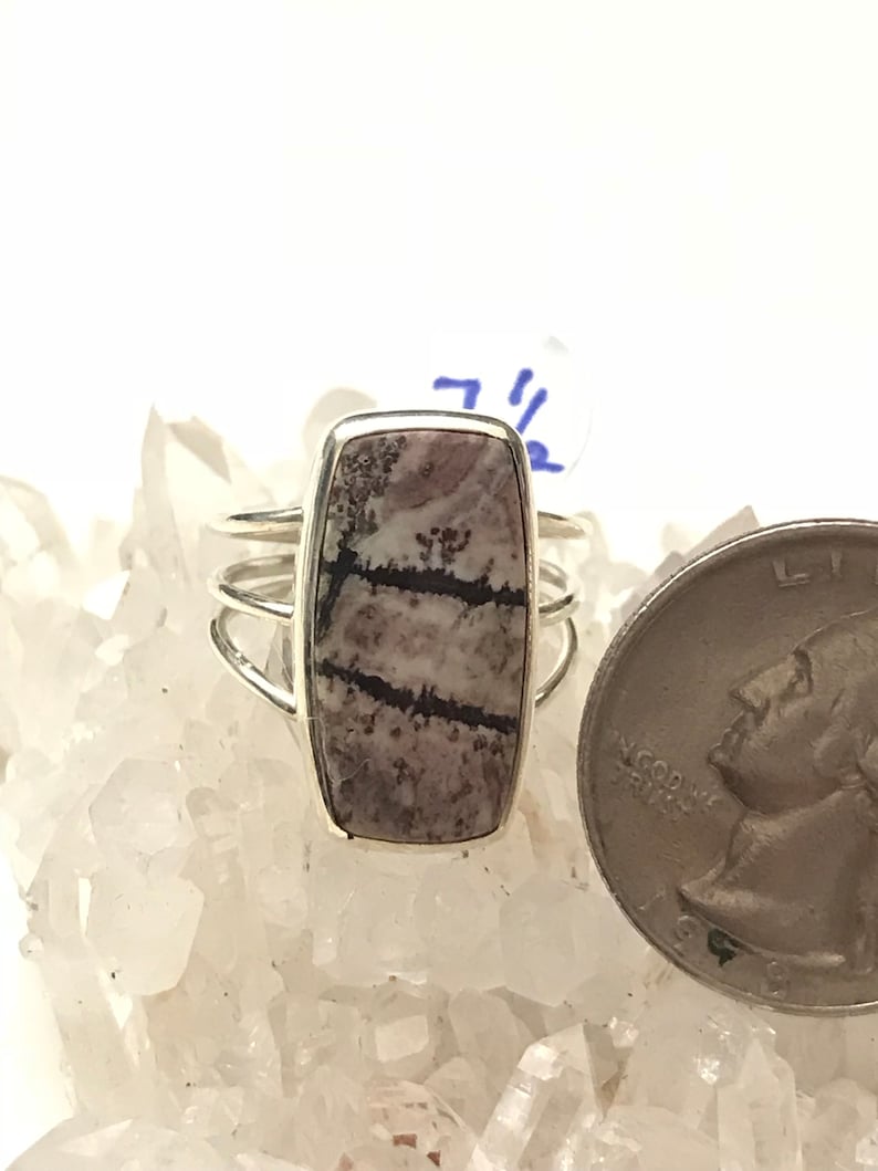 Sonoran Dendritic Rhyolite Ring Size 7 12
