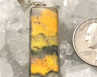 CLEARANCE Bumblebee Jasper and Citrine Pendant