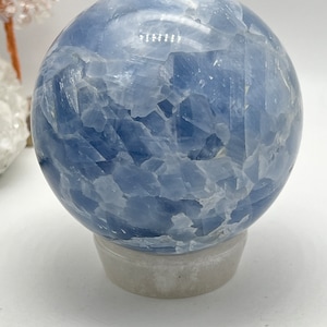 Amazing Blue Calcite Sphere-11&quot; Circumference