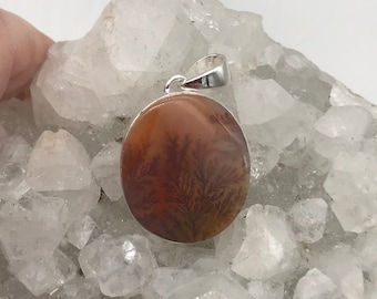 Beautiful Dendritic Agate Pendant