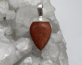 Goldstone/Sandstone Pendant