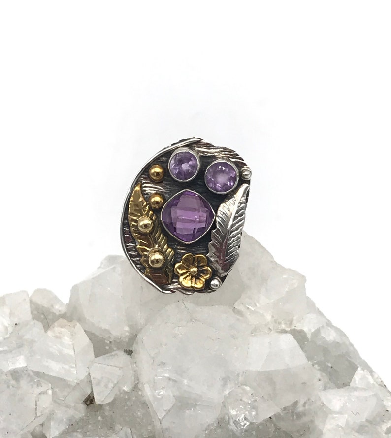 Beautiful Amethyst Ring Size 6