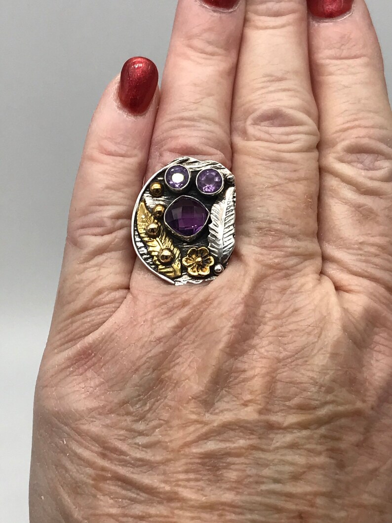 Beautiful Amethyst Ring Size 6