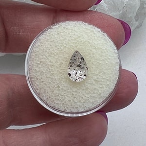 Beautiful Faceted Lepidocrocite In Quartz-1.33CT
