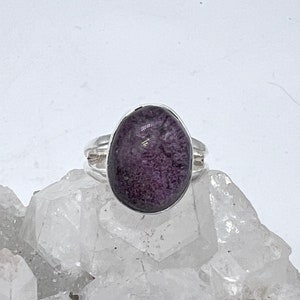 Lodolite Garden Quartz Ring, Size 7 1/2