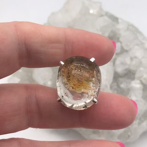 Lodolite Garden Quartz Ring Size 6
