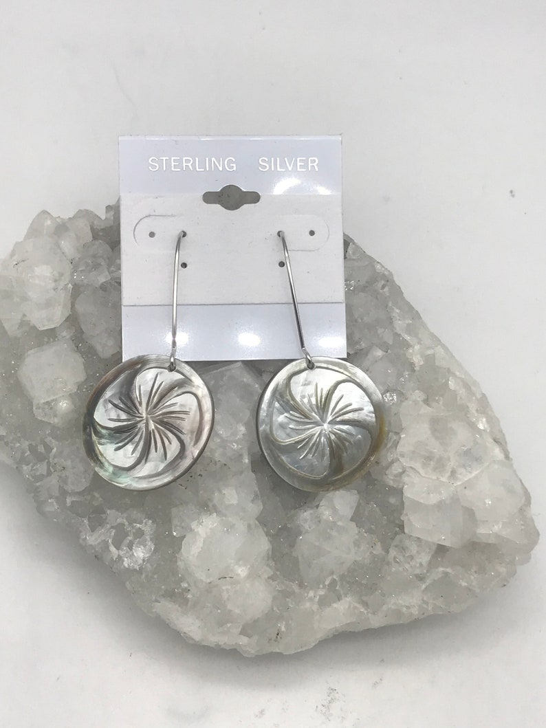 Mother of Pearl Shell Earrings