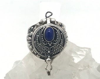 Poison Box Lapis Ring, Size 8