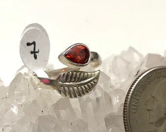 Garnet Party Ring Size 7