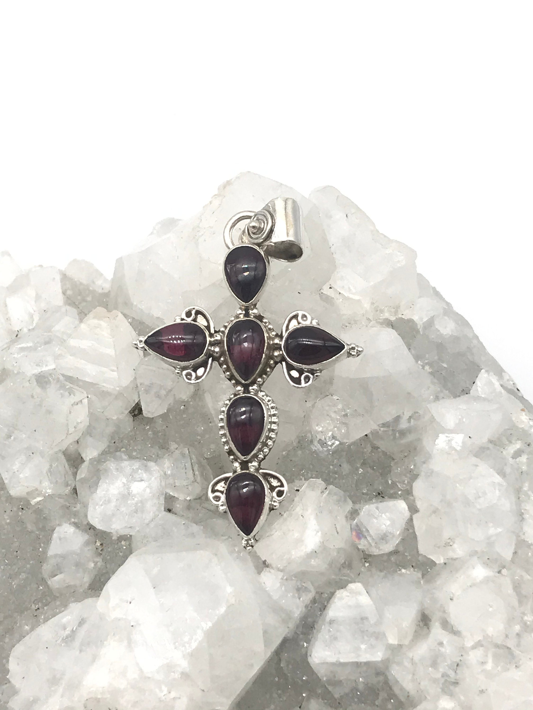 Garnet Cross - Etsy