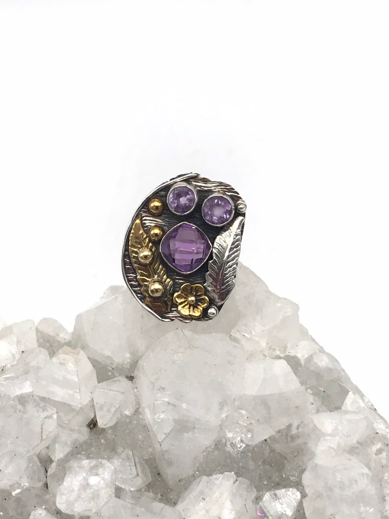 Beautiful Amethyst Ring Size 6