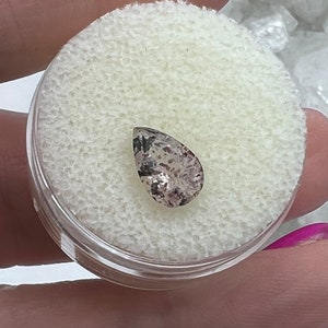 Beautiful Faceted Lepidocrocite In Quartz-1.34CT
