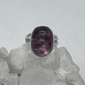 Lodolite Garden Quartz Ring, Size 7 1/2