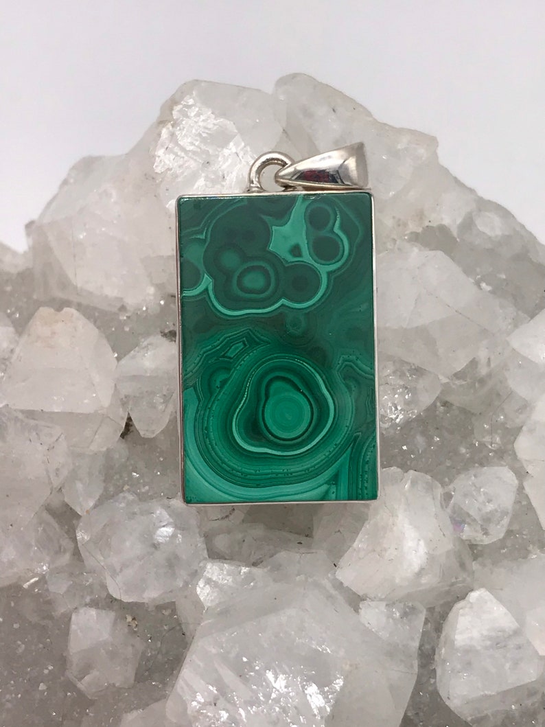 Malachite Pendant - Etsy