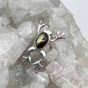 CLEARANCE Little Frog Abalone Pendant
