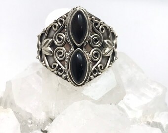 Ringmaat: zwarte onyx: 9