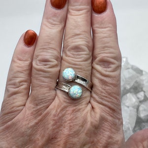 Opal Ring, Size 10-Adjustable