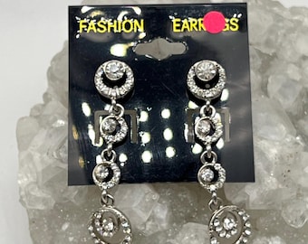 Clous d'oreilles en cristal