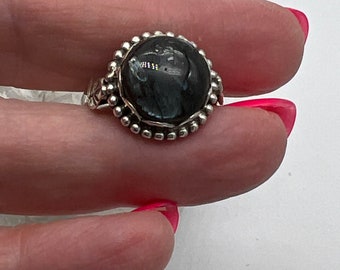 CTHY RING [LARVIKITE] 17号 Larvikite Ring, Size 9 - Etsy