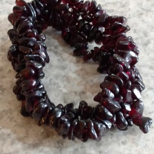 Garnet Stretch Bracelet