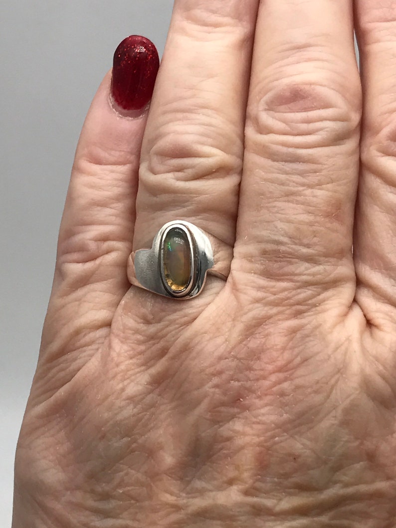 Size 7 Ethiopian Opal Ring