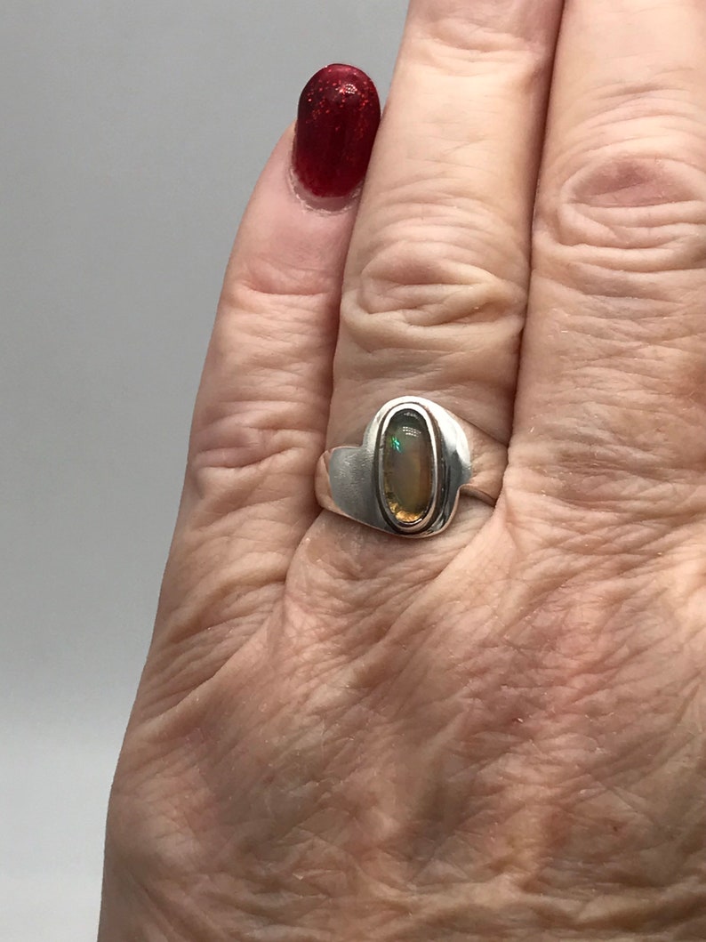 Size 7 Ethiopian Opal Ring