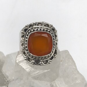Carnelian Ring Size 5 1/2
