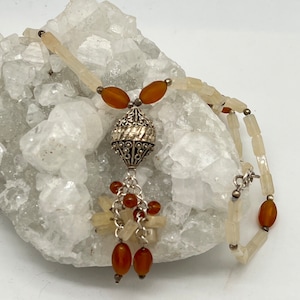 Agate Beaded Necklace
