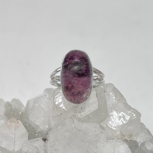 Lodolite Garden Quartz Ring, Size 7
