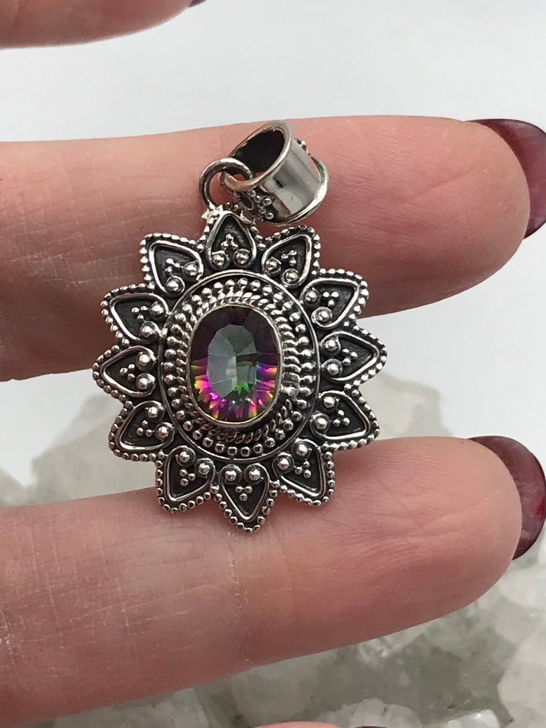 Mystic Topaz Pendant
