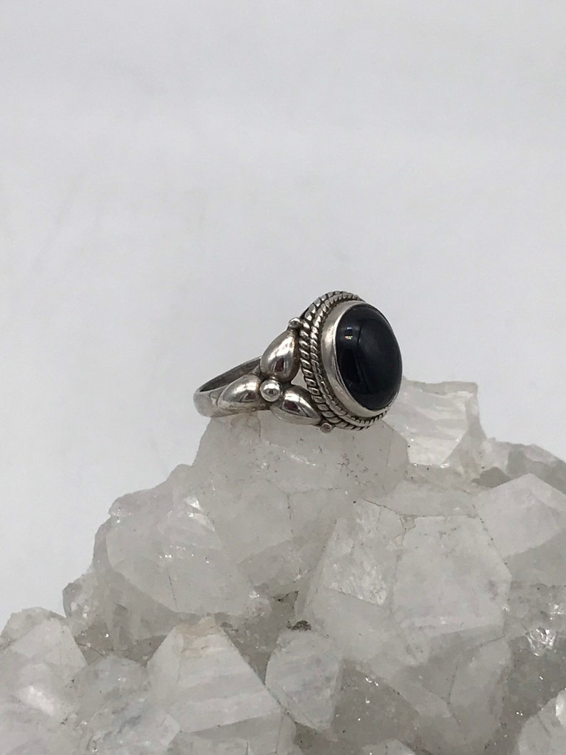 Black Onyx Ring Size 7 12
