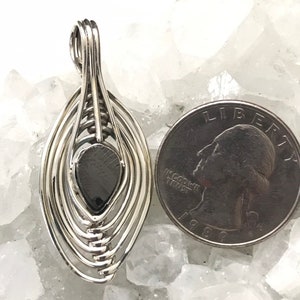 CLEARANCE Black Shungite  Pendant