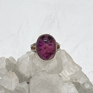 Lodolite Garden Quartz Ring, Size 7