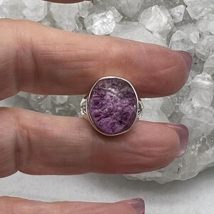 Lodolite Garden Quartz Ring, Size 5