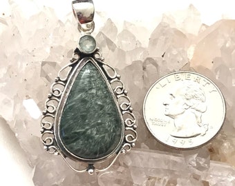 Beautiful Seraphinite Pendant