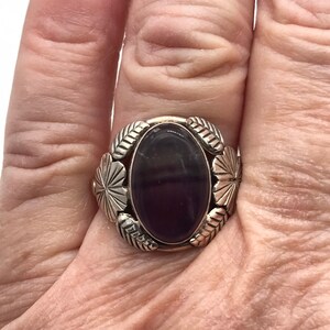 Abstract Fluorite Ring Size 8 1/2 image 2