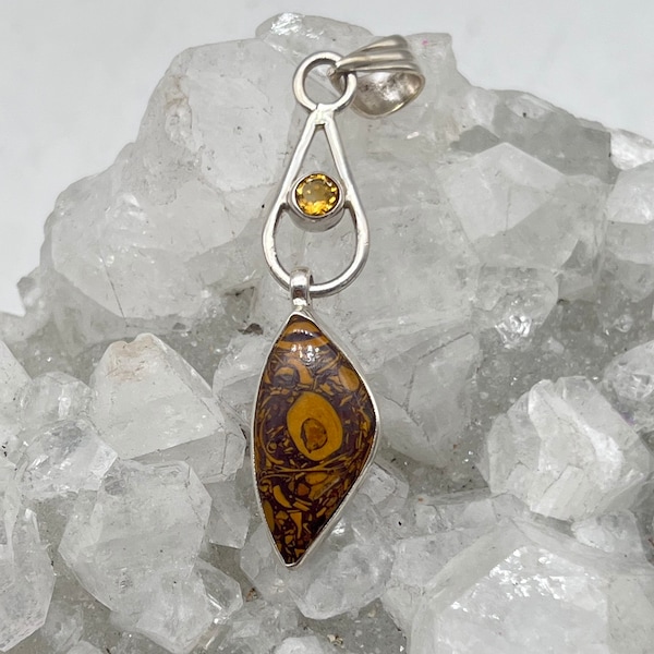 Unique Elephant Jasper Pendant