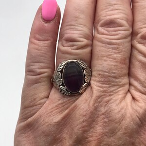 Abstract Fluorite Ring Size 8 1/2 image 4
