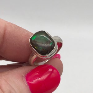 Ammolite Ring Size 6 1/2