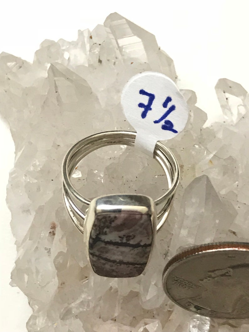 Sonoran Dendritic Rhyolite Ring Size 7 12