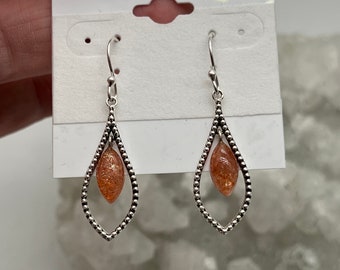 Sunstone Earrings