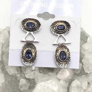 Amethyst Stud Earrings